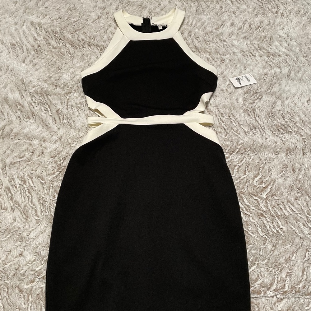 Black cutout dress NWT